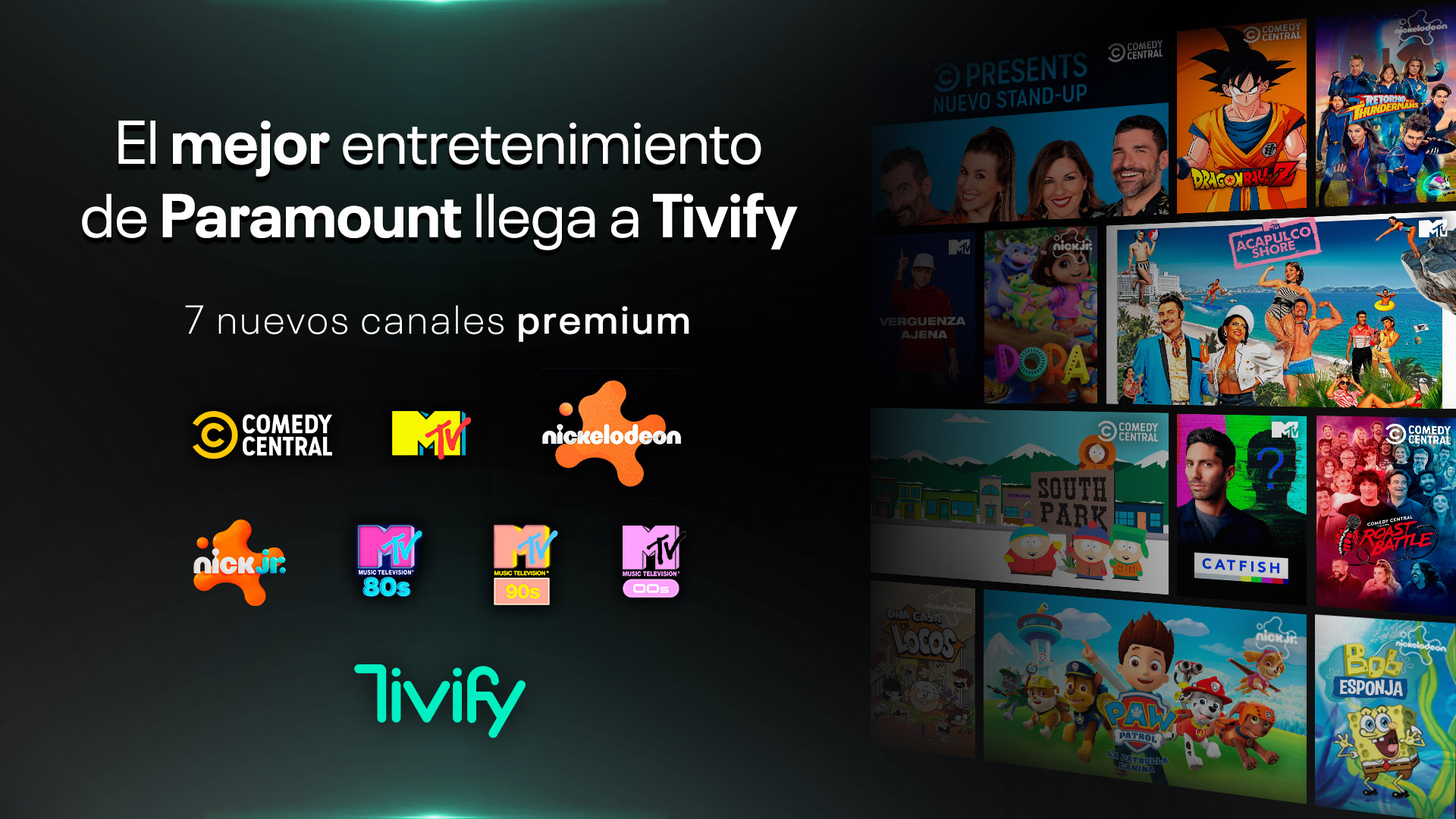 Disfruta del mejor entretenimiento de Paramount con Tivify Premium - Tivify